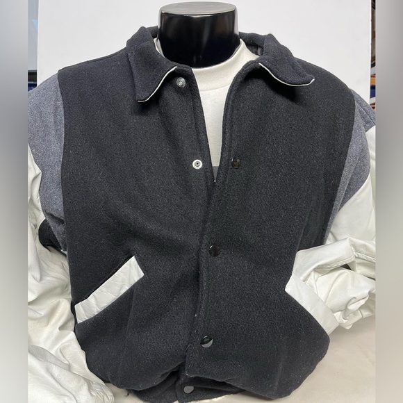 Vintage 80s Battery Studios NYC Varsity Jacket MED Recorded Here Zeppelin CURE - Picture 8 of 8